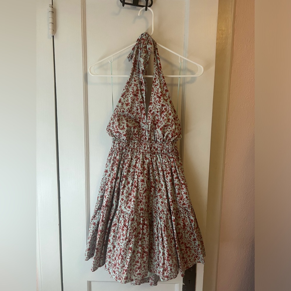 Halter Open Back Sundress - Picture 2 of 5